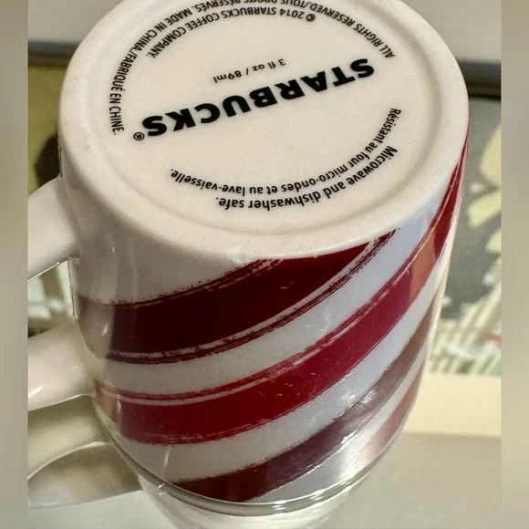 STARBUCKS MINIATURE ORNAMENT MUGS Espresso cup 3 oz. - Picture 6 of 6